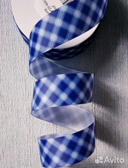 Репсовая лента с рисунком