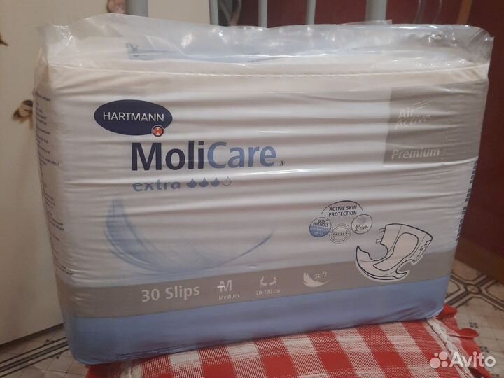 Памперсы для взрослых размер m по 30 штук