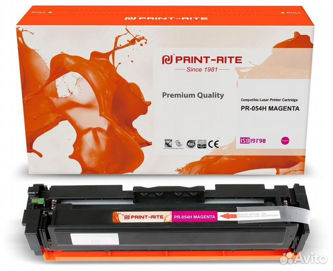 Картридж Print-Rite PR-054H magenta 1458463