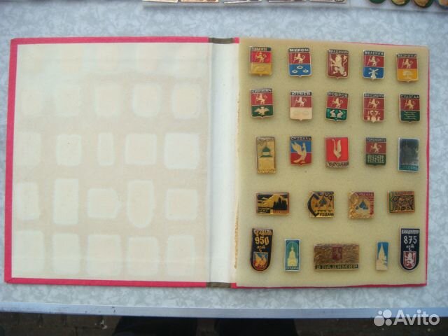 Значки (набор) Владимирская область - гербы