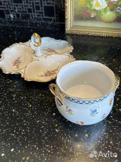 Менажница кашпо винтаж Германия