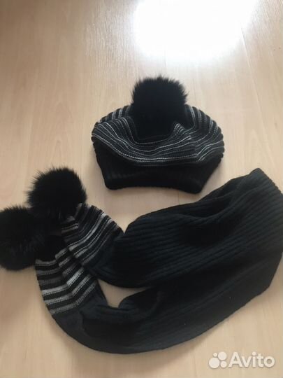 Шапка+шарф
