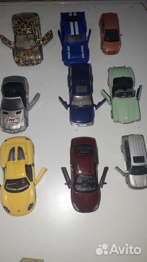 Машинки металлические