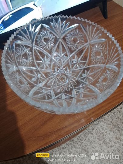 Хрустальная ваза