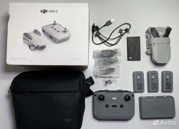 Квадрокоптер dji mini 2 fly more combo