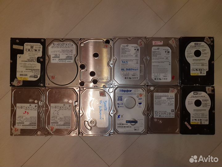 Жесткие диски на запчасти