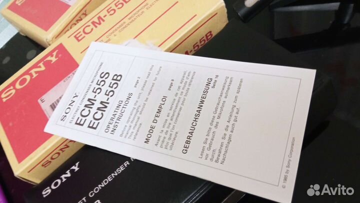 Микрофон broadcast pro Sony короткая пушка Japan