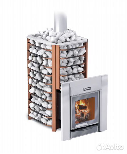 Печь банная Ермак 16 Сетка-Премиум Чугун