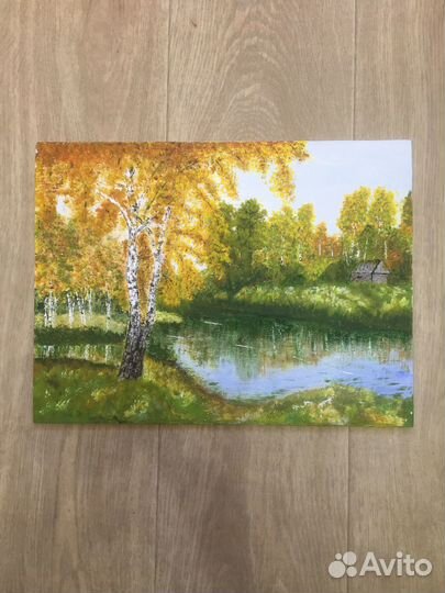 Картина маслом на холсте пейзаж