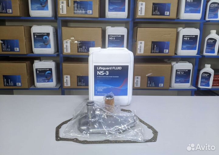 Комплект замены масла в вариаторе JF015E (CVT)