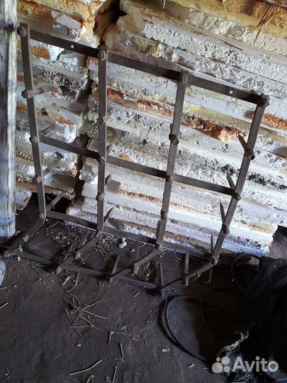 Борона металлическая для конской упряжи