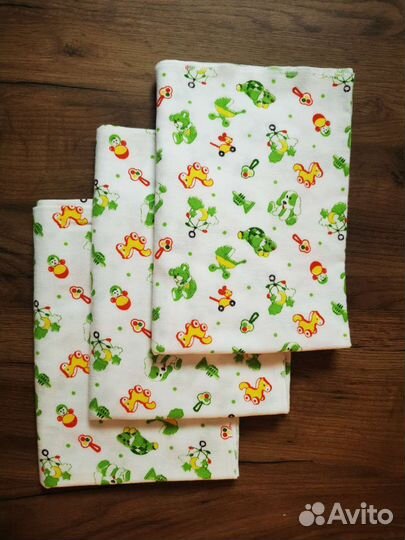 Пеленки детские большие фланель новые