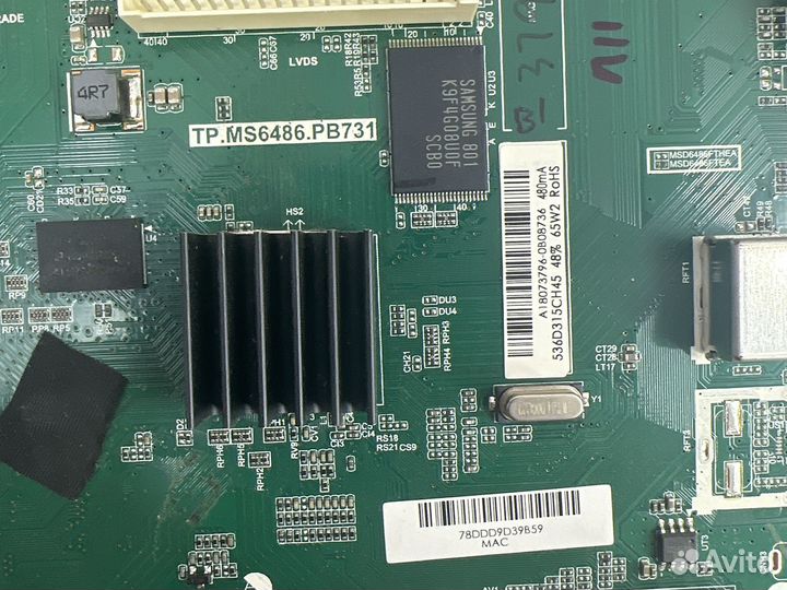 Материнская плата tp.ms6486.pb731