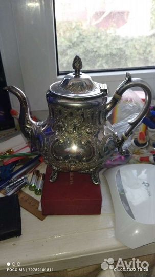 Чайник заварочный антикварный на подарок для интер