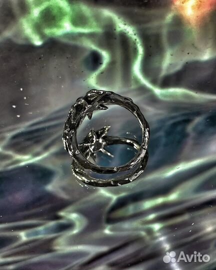 Серебряное кольцо с аметистом