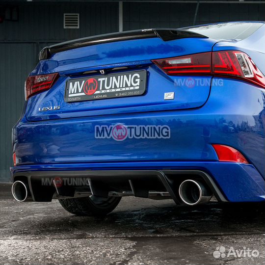 Диффузор на Lexus IS 250 3(III) без стоп сигнала