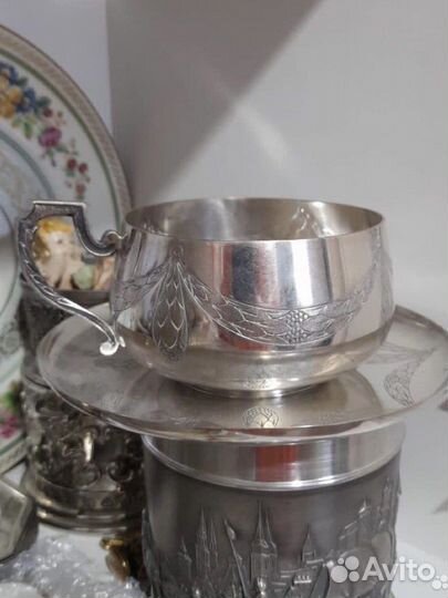 Чашка с блюдцем