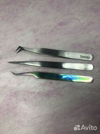 Пинцеты для наращивания ресниц