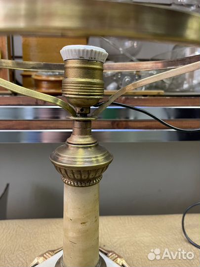 Лампа настольная старинная