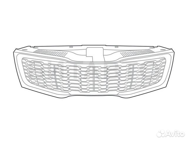Решетка радиатора на Kia Rio
