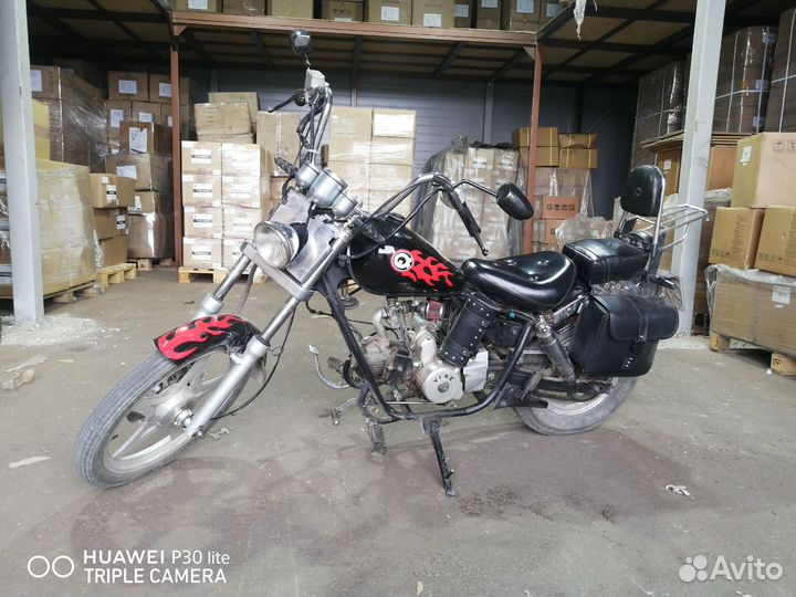 Мопед Чоппер Hot Rod Cxm 50E