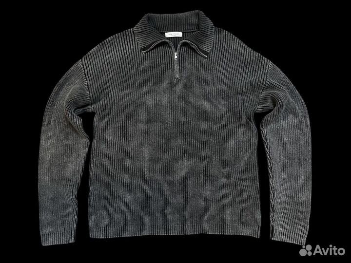 Свитер зип Vega серый jaded london type