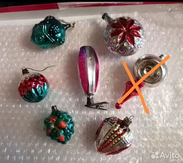 Елочные игрушки СССР