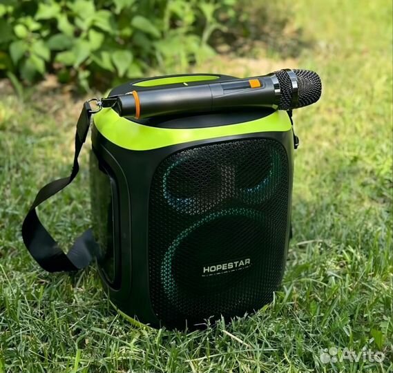 Hopestar party 120watt 2 микрофона гарантия
