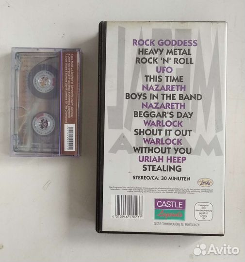 Рок на видео- и аудиокассетах