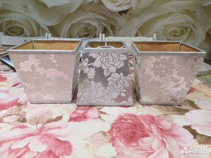 Плафоны для люстры 3 шт