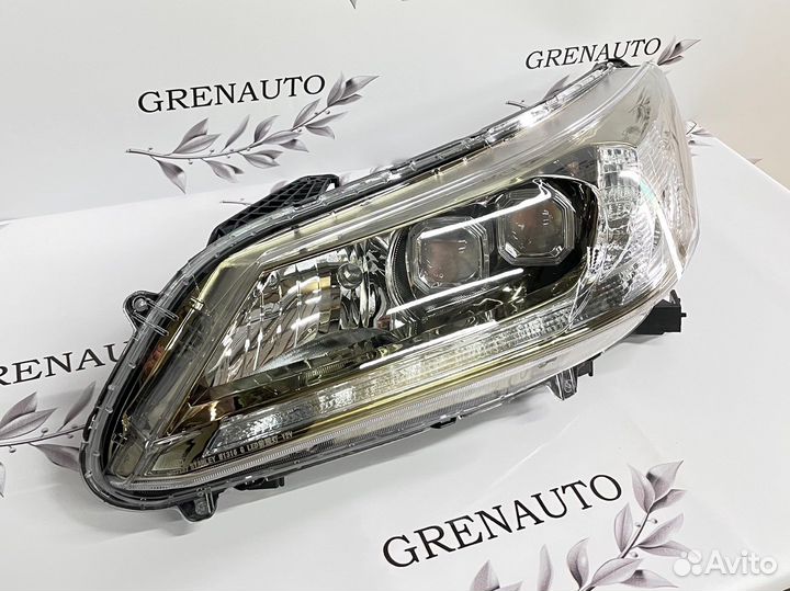 Фара левая Led диодная аналог Honda Accord 9 13-16