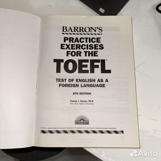 Barron's Practice Exercises for the toefl