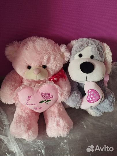 Мягкие игрушки пакетом новые