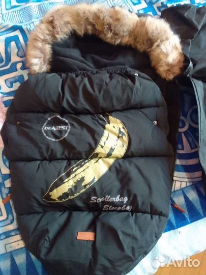 Зимний конверт в коляску