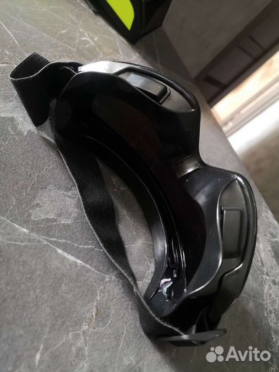 Мотошлем Helmo, перчатки, очки, маска