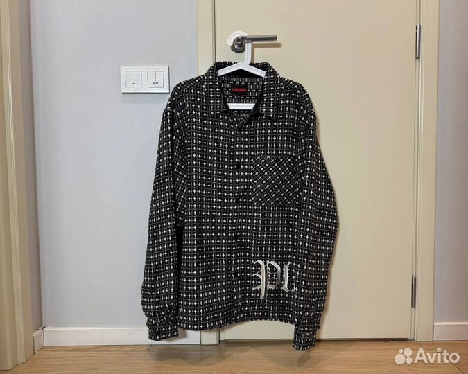 Рубашка pleasures cross work grey