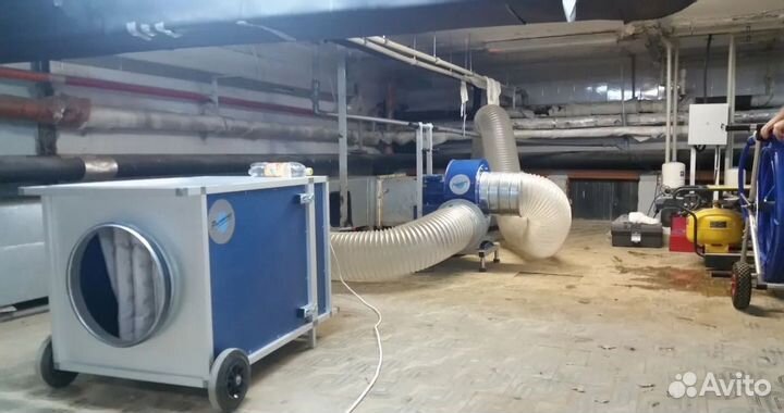 Очистка вентиляции от жира.Дезинфекция вентиляции