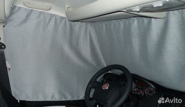 Шторки на лобовое для Fiat Ducato