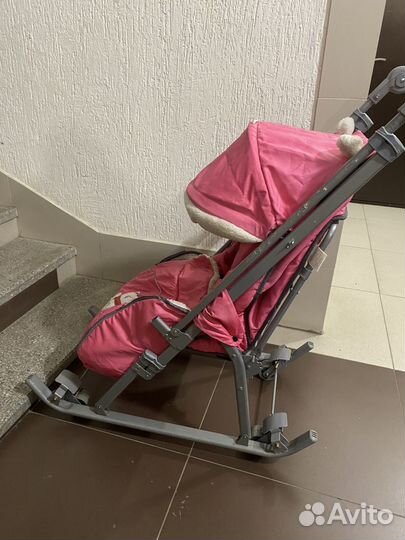Санки коляска geburt