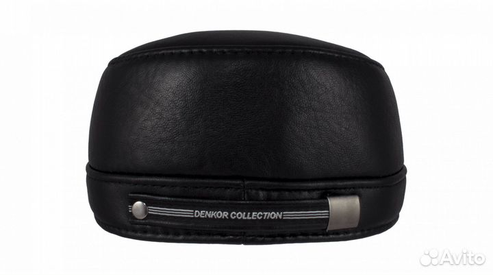 Кепка, модель конфедератка натуральная кожа