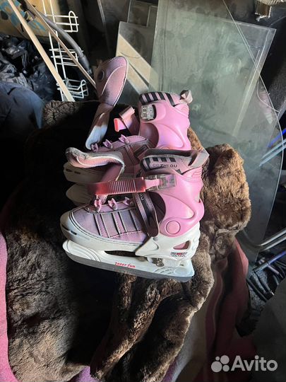 Коньки фигурные детские б/у СССР