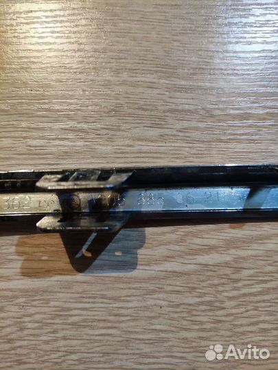 Хром заднего бампера Mercedes w205 C-klass