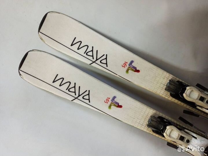 Горные лыжи 165см, ботинки 40-41