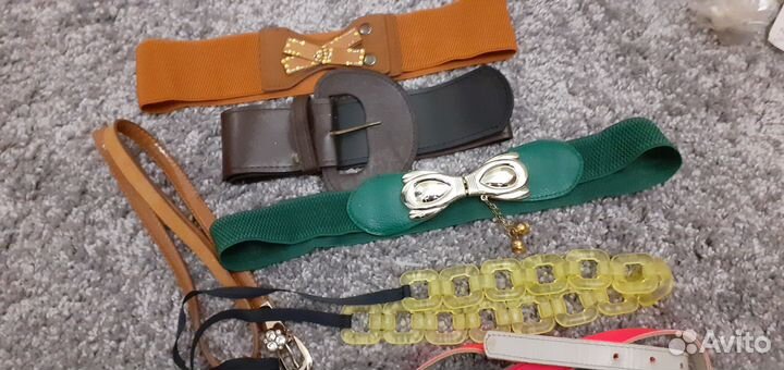 Ремни женские пакетом