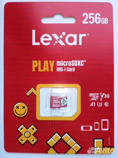 Карта памяти оригинал Lexar microSD 256GB