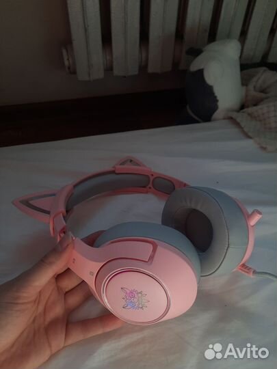 Наушники с кошачьими ушками