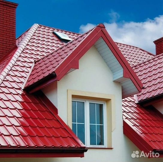 Кровля из металлочерепицы под ключ