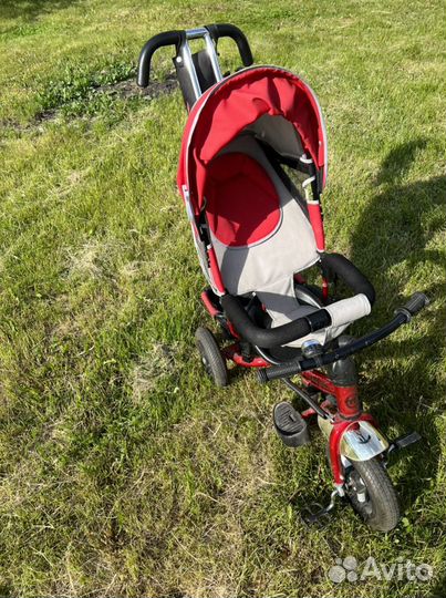 Детский велосипед с родительской ручкой