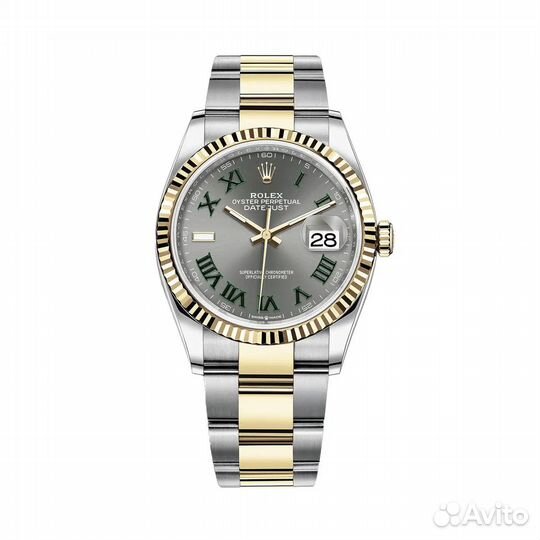 Rolex Datejust 36mm Steel & Yellow Gold Wimbledon