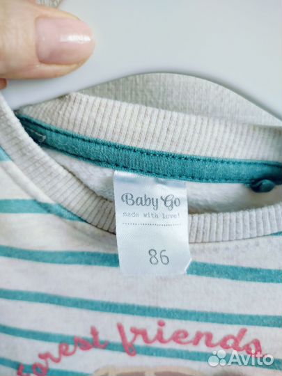 Костюм флисовый на девочку 86 размер